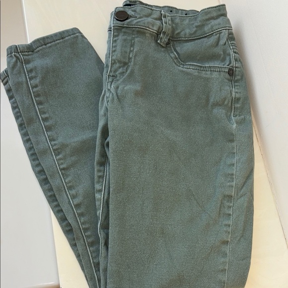 Women's Olive Straight Legged Paint - Picture 3 of 4